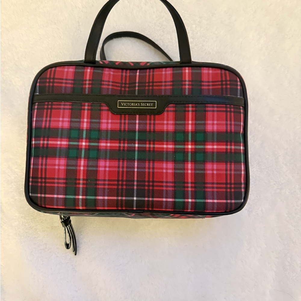 Victoria's Secret Red and Green Plaid Bag